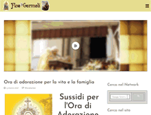 Tablet Screenshot of floscarmeli.net
